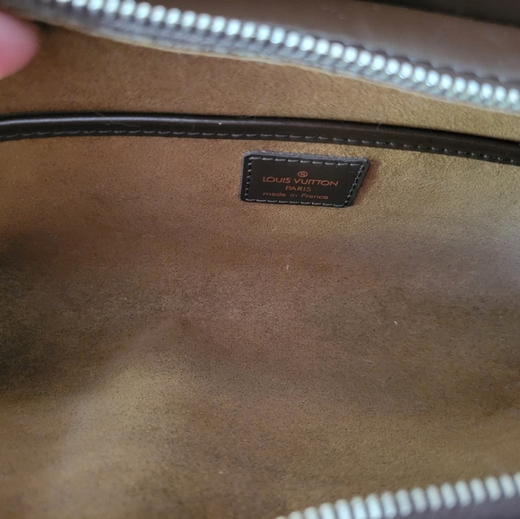 LOUIS VUITTON DAMIER EBENE SAINT LOUIS POCHETTE CLUTCH - Picture 11 of 13